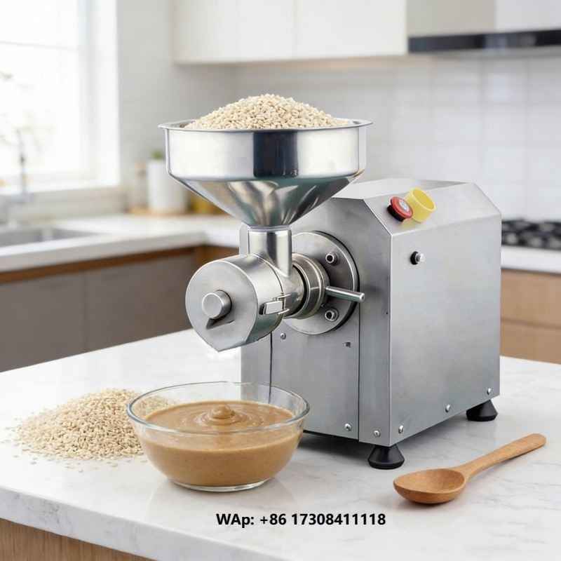 Peanut Butter Snack - Kleine automatische Nussbutter-Mahlmaschine, Mandel-Erdnusspaste-Herstellungsmaschine, Snackmaschine