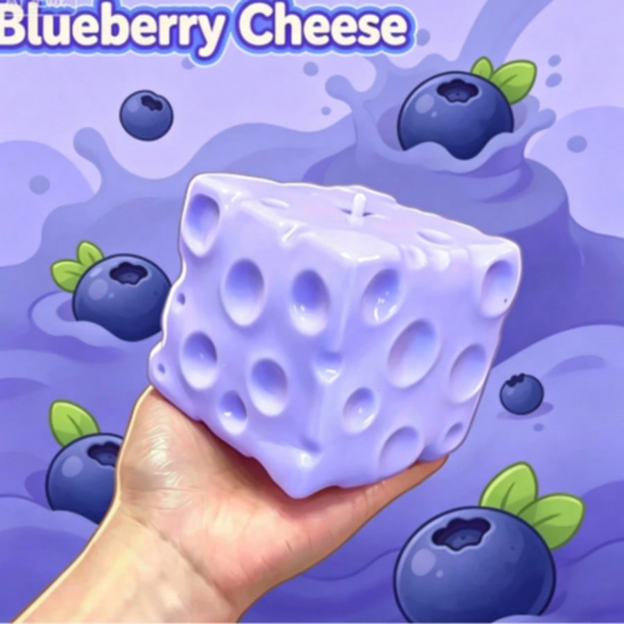Neues Blaubeerfarbenes Käse-Sq – Food & Snacks Coloring Book Bold & Easy Bewertung und Preis