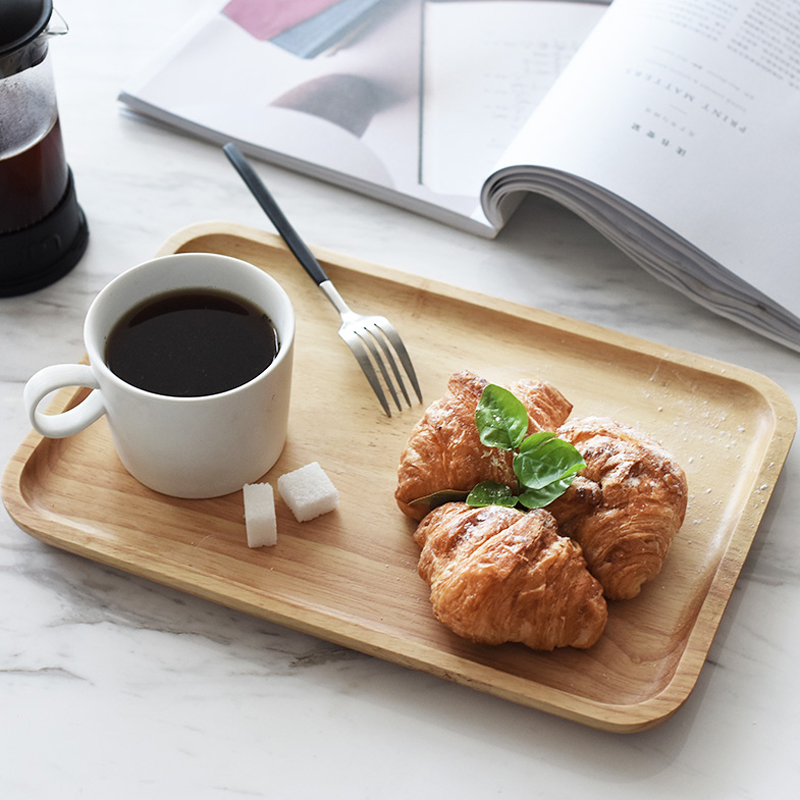 Rechteckige Holzservierplatte, – Food Platter Snacks Bewertung und Preis