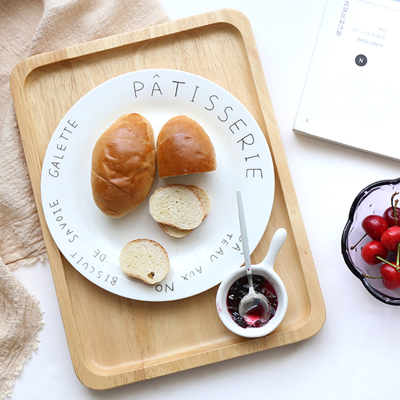 Rechteckige Holzservierplatte, – Food Platter Snacks Bewertung und Preis