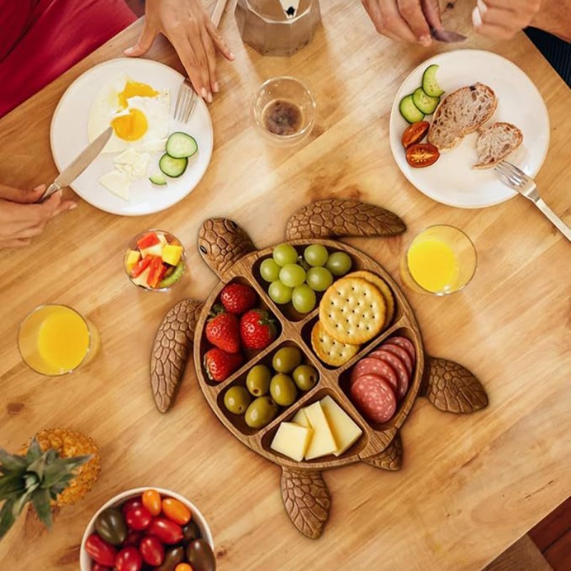 Oktopus-Serviertablett aus Hol – Food Platter Snacks Bewertung und Preis