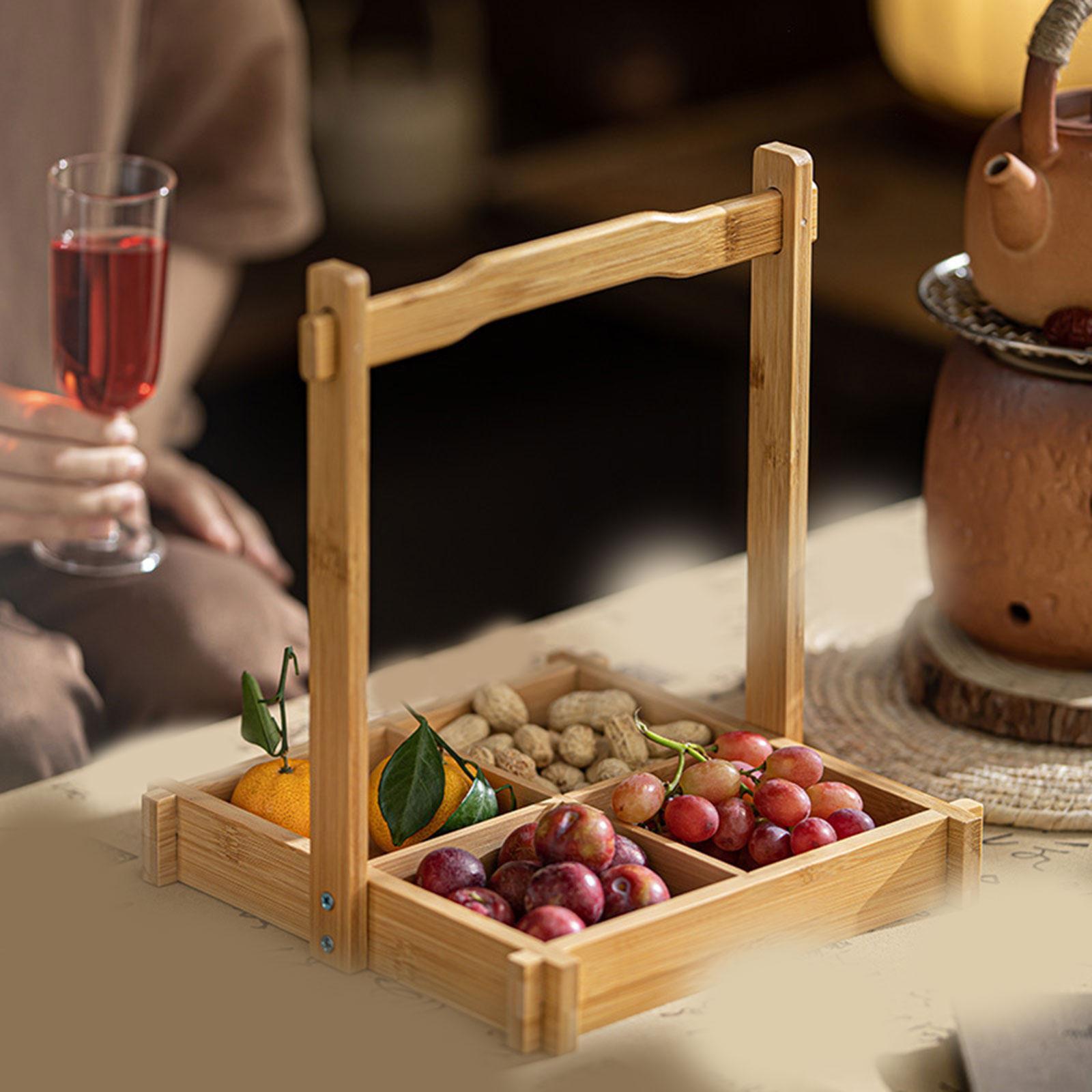 Bambus-Nüsse-Teller, Tablett,  – Food Platter Snacks Bewertung und Preis