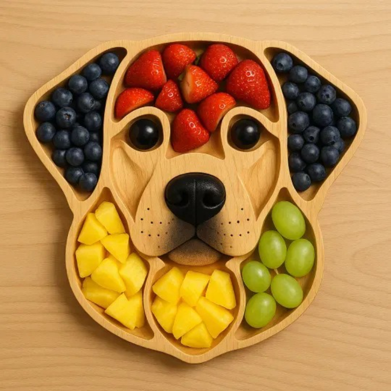 8/11 Zoll Holzteller mit Hunde – Food Platter Snacks Bewertung und Preis