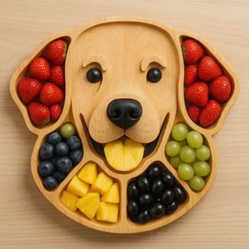 8/11 Zoll Holzteller mit Hunde – Food Platter Snacks Bewertung und Preis